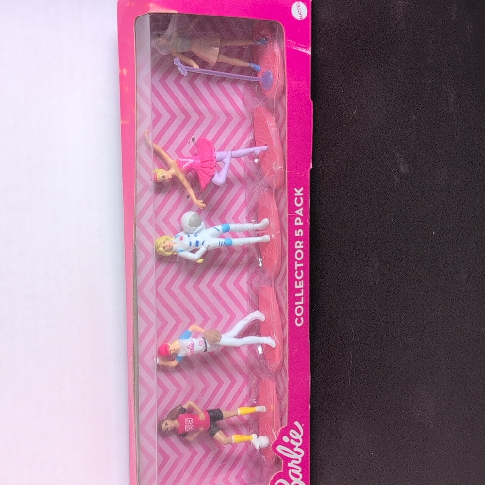Barbie Collector Pack 5 Piece Mini Figures ballerina sports singer Mattel